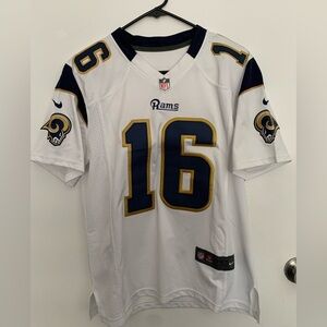 Nike White and Navy Rams Jersey